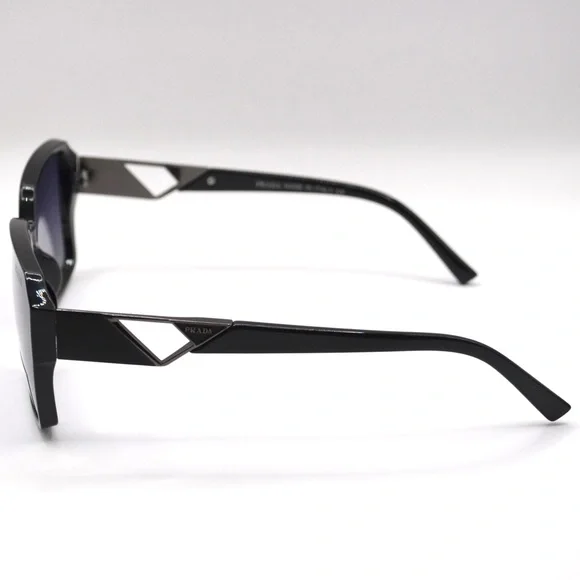 Prada Women’s Oversized Sunglasses | Black Frame | Gray Gradient | New | No Box - Picture 7 of 15